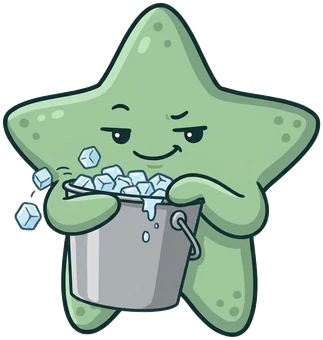The starfish, ice bucket haul.