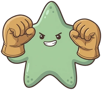The starfish, glove boxer.