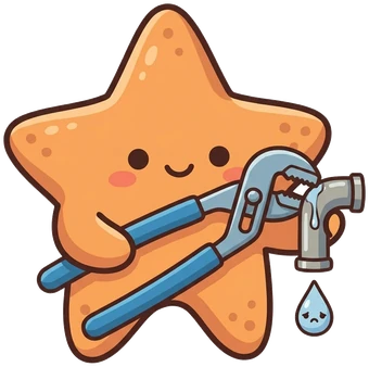 The starfish, pipe fix.
