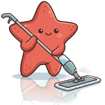 The starfish, spray mop glide.