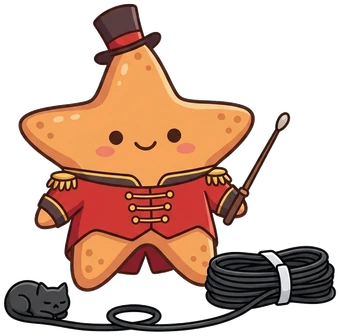 The starfish, cable tamer.