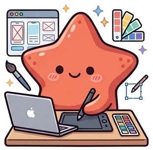 The starfish, designer.