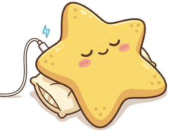 The starfish, recharging.