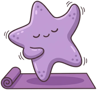 The starfish, yoga tree wobble.