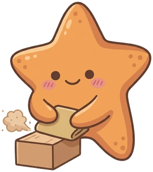 The starfish, sanding block smooth.